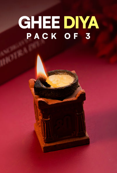 Nandi Panchgavya Diya (Pack of 3)